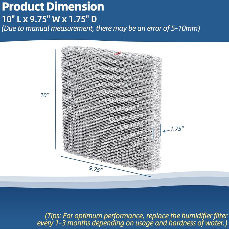 Sconva 10 Humidifier Filter Water Panel Replacement for Aprilaire Whole House Humidifier Pad Filters Models 110, 220, 500, 500A, 500M, 550, 550A, 558 Humidifier Wicks Parts & Accessories (Pack of 2) - Image 2